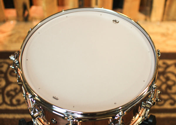 DW 6.5x14 Collector's Polished Copper Snare Drum - DRVP6514SPC