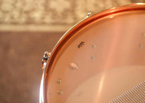 DW 6.5x14 Collector's Polished Copper Snare Drum w/ Copper Hardware - DRVP6514SPP