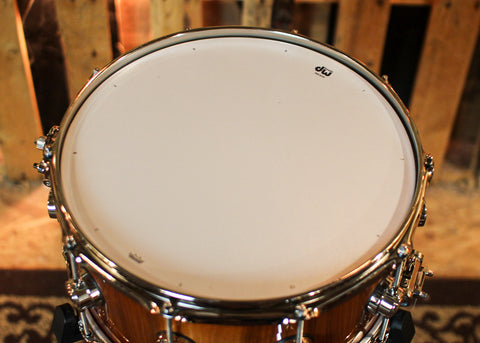 DW 6.5x14 Collector's Pure Almond Natural to Almond Burst Snare Drum - #1 of 2 - SO#1410004