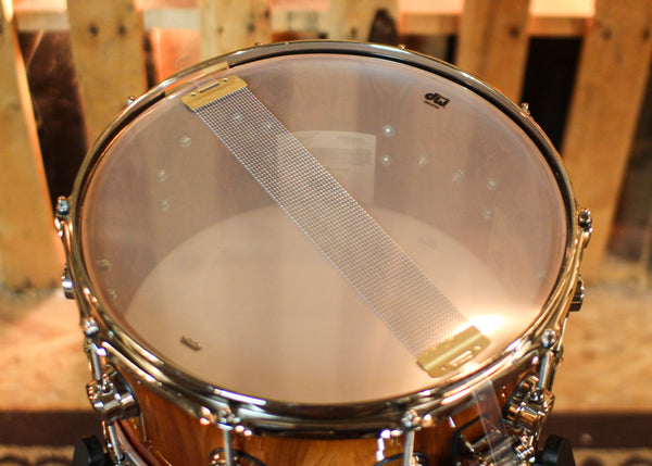DW 6.5x14 Collector's Pure Almond Natural to Almond Burst Snare Drum - #1 of 2 - SO#1410004