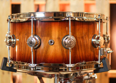 DW 6.5x14 Collector's Pure Almond Natural to Almond Burst Snare Drum - #2 of 2 - SO#1410004