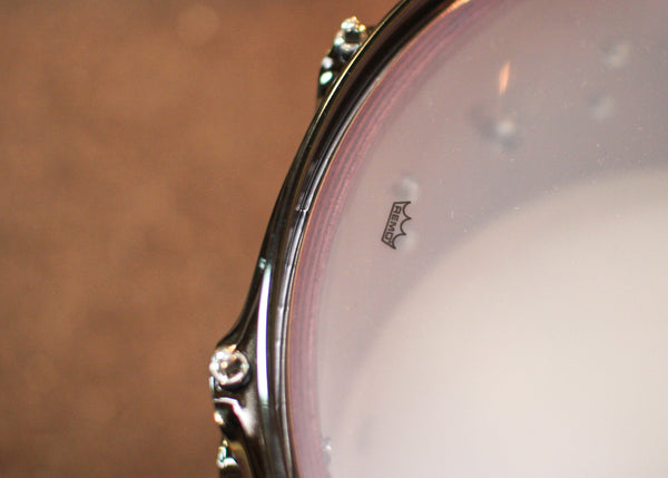 DW 6.5x14 Collector's Pure Purpleheart Birdseye Maple Snare Drum - SO#1315802