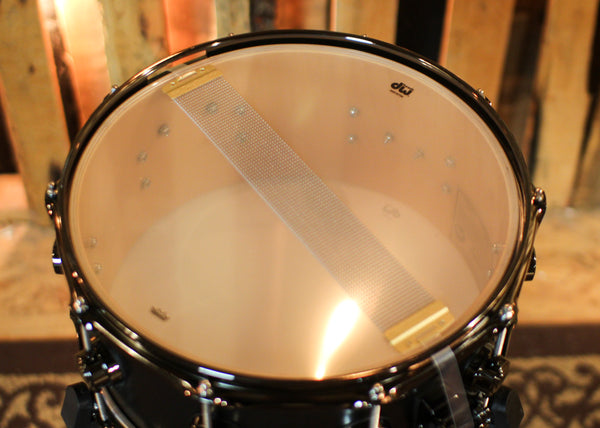 DW 6.5x14 Collector's SonicPly Ebony Satin Oil Snare Drum - SO#1412873