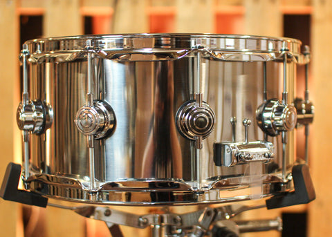 DW 6.5x14 Collector's 1mm Stainless Steel Snare Drum - DRVL6514SPC