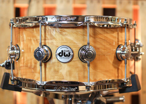 DW 6.5x14 Collector's Standard Maple 2-Tone Quilted Maple Snare Drum - SO#1101155