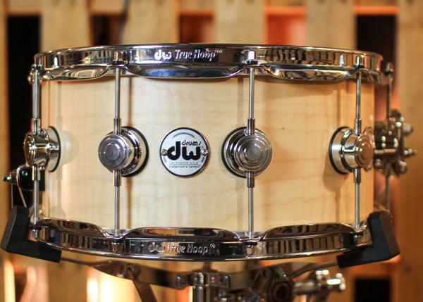 DW 6.5x14 Collector's Standard Maple Natural Satin Oil Snare Drum - SO#1417669