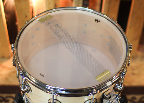 DW 6.5x14 Collector's Standard Maple Natural Satin Oil Snare Drum - SO#1444896