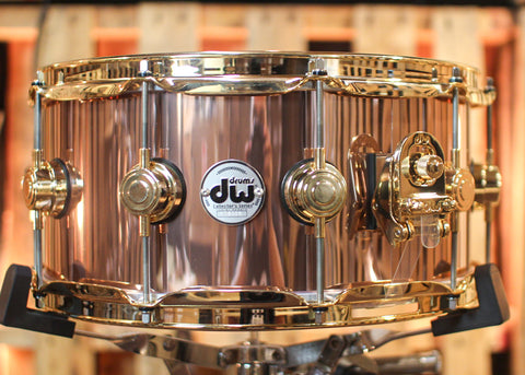 DW 6.5x14 Collector's Standard Maple Rose Copper Snare Drum - SO#1173697