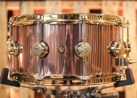 DW 6.5x14 Collector's Standard Maple Rose Copper Snare Drum - SO#1173697