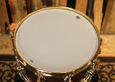 DW 6.5x14 Collector's Standard Maple Rose Copper Snare Drum - SO#1173697