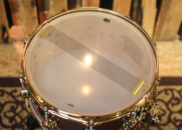 DW 6.5x14 Collector's Standard Maple Rose Copper Snare Drum - SO#1173697