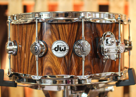 DW 6.5x14 Collector's Standard Maple Santos Rosewood Snare Drum - SO#1315801
