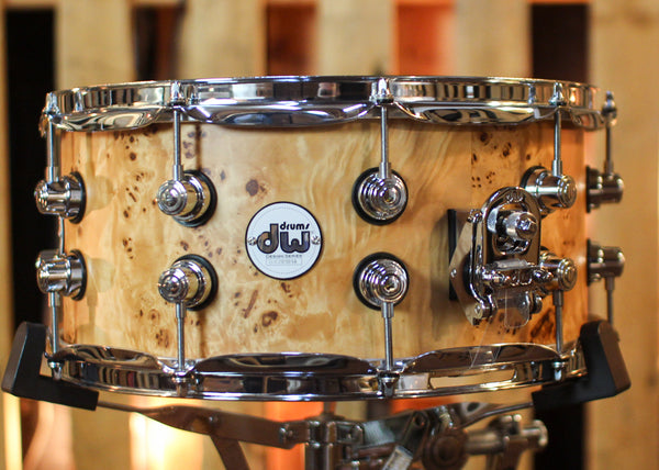 DW 6.5x14 Design Limited Edition Mapa Burl over Birch Snare Drum | The ...