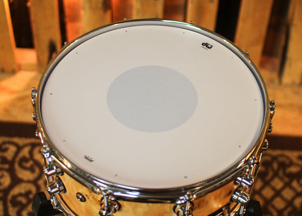 DW 6.5x14 Design Limited Edition Mapa Burl over Birch Snare Drum | The ...
