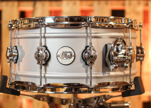 DW 6.5x14 Design Matte Aluminum Snare Drum - DDSD6514MACR