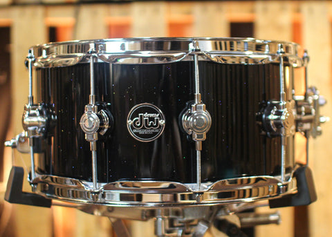 DW Performance Black Mirra Snare Drum - 6.5x14