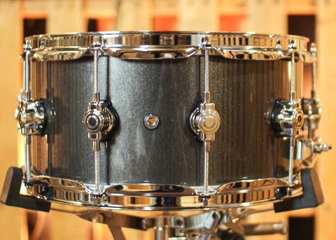 DW Performance Gun Metal Metallic Lacquer Snare Drum - 6.5x14