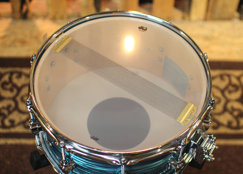 DW Performance Turquoise Oyster Snare Drum - 6.5x14