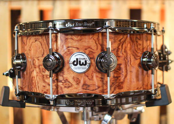 DW 6x14 Collector's Maple VLT Waterfall Bubinga Snare Drum - SO#1315789