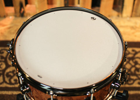 DW 6x14 Collector's Maple VLT Waterfall Bubinga Snare Drum - SO#1315789