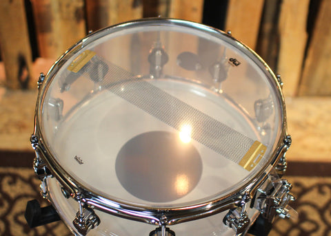 DW 6x14 Design Clear Acrylic Snare Drum - DDAC0614SSCL1