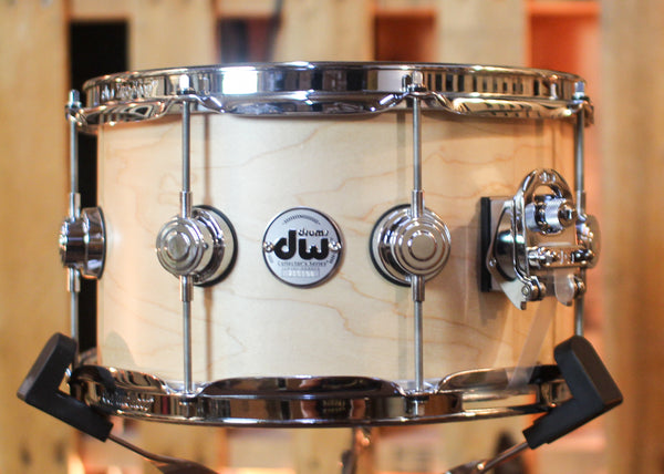 DW 7x12 Collector's Standard Maple Natural Satin Oil Snare Drum - SO#1444896