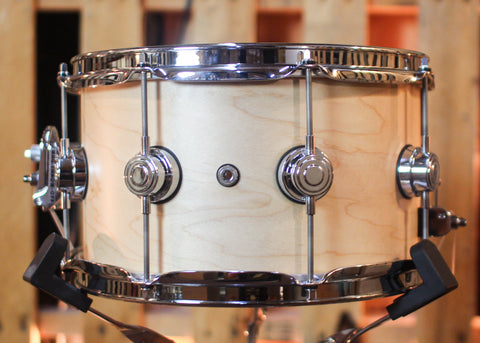 DW 7x12 Collector's Standard Maple Natural Satin Oil Snare Drum - SO#1444896