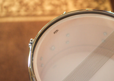 DW 7x12 Collector's Standard Maple Natural Satin Oil Snare Drum - SO#1444896