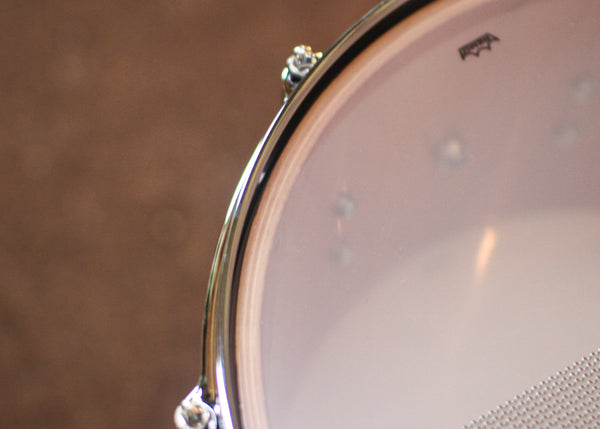 DW 7x13 Collector's Birch Rich Red Burst over African Chen Chen Snare Drum - SO#1291858