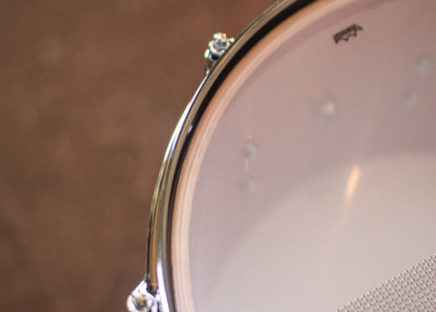 DW 7x13 Collector's Birch Rich Red Burst over African Chen Chen Snare Drum - SO#1291858