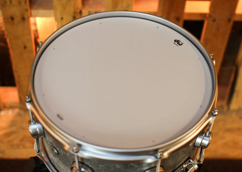 DW 7x13 Collector's Concrete Snare Drum w/ Satin Chrome Hardware