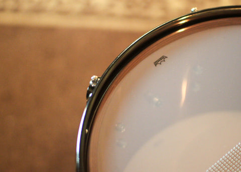 DW 7x13 Collector's Purpleheart VLT Natural Lacquer over Red Tigerwood Snare Drum - SO#1410002