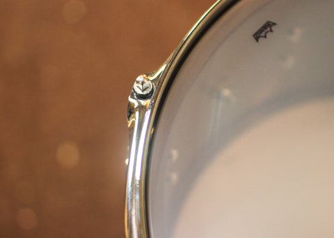 DW 7x13 Collector's Satin Black over Brass Snare Drum - DRVD0713SVCBK