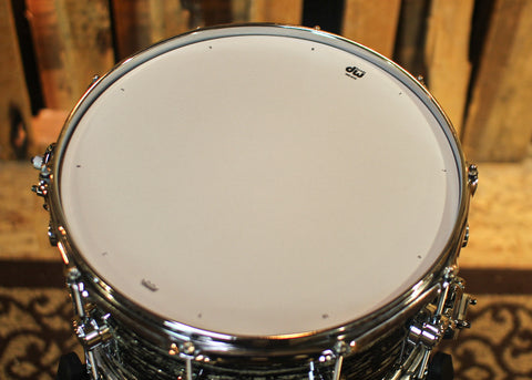 DW 7x14 Collector's Standard Maple Black Oyster Glass Snare Drum - SO#1312432