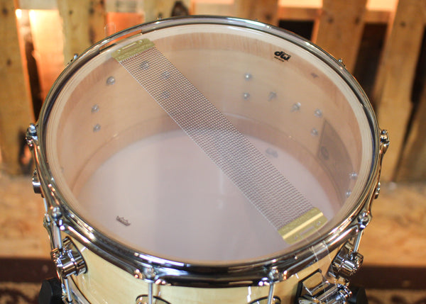 DW 7x14 Collector's Standard Maple Natural Lacquer Snare Drum - SO#1441966