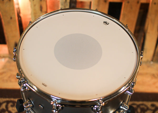 DW 7x14 Design Limited Edition Titanium Satin Matte Lacquer Snare Drum - DDLM0714SSTS