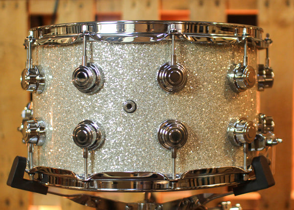 DW 8x14 Collector's Maple Mahogany Broken Glass Snare Drum - SO#1438335