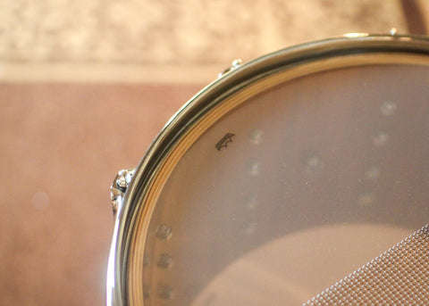 DW 8x14 Collector's Maple Mahogany Creme Oyster Snare Drum - SO#1434607