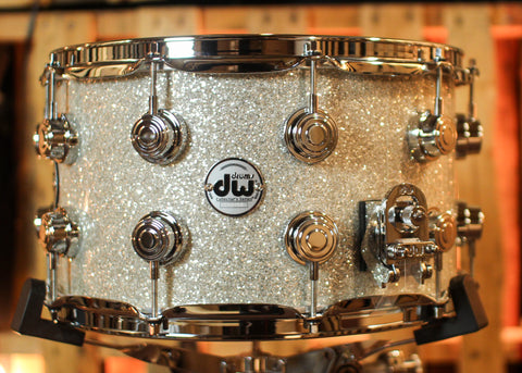 DW 8x14 Collector's Maple VLT Broken Glass Snare Drum - SO#1416754