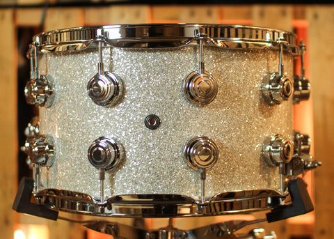 DW 8x14 Collector's Maple VLT Broken Glass Snare Drum - SO#1416754