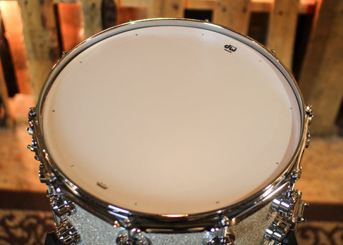 DW 8x14 Collector's Maple VLT Broken Glass Snare Drum - SO#1416754