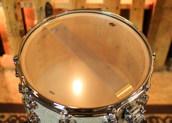 DW 8x14 Collector's Maple VLT Broken Glass Snare Drum - SO#1416754