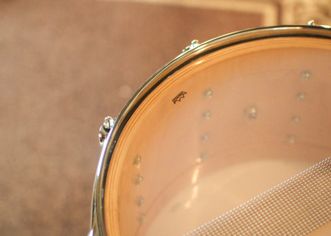 DW 8x14 Collector's Maple VLT Broken Glass Snare Drum - SO#1416754