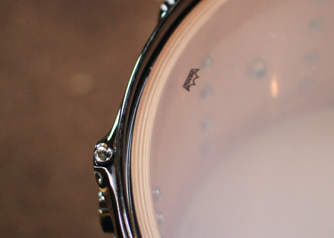 DW 8x14 Collector's Maple VLT Regal to Black Burst over Mapa Burl Snare Drum - SO#1337834