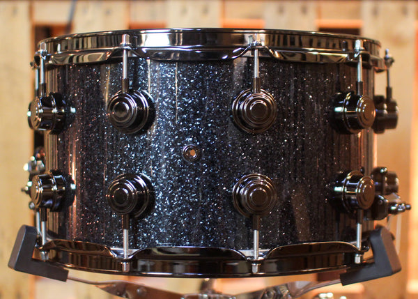 DW 8x14 Collector's SonicPly Black Ice Snare Drum - SO#1433129