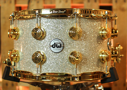 DW 8x14 Collector's SonicPly Broken Glass Snare Drum - SO#1412880