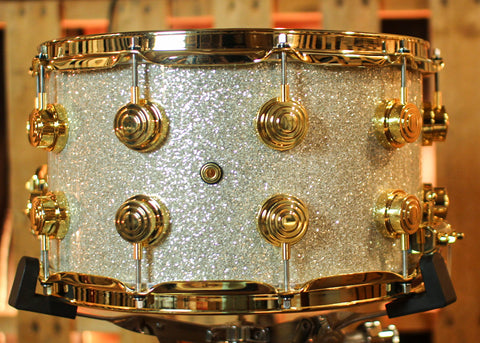 DW 8x14 Collector's SonicPly Broken Glass Snare Drum - SO#1412880