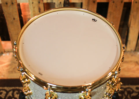 DW 8x14 Collector's SonicPly Broken Glass Snare Drum - SO#1412880