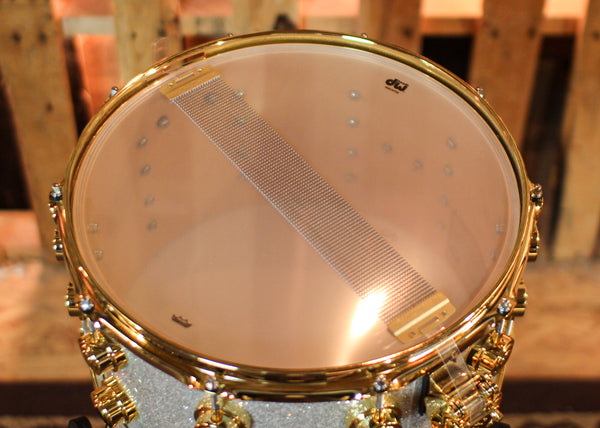 DW 8x14 Collector's SonicPly Broken Glass Snare Drum - SO#1412880