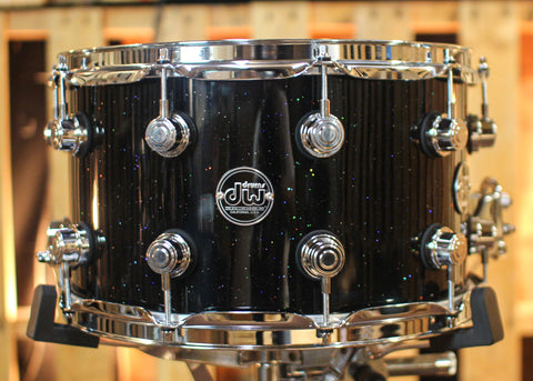 DW Performance Black Mirra Snare Drum - 8x14